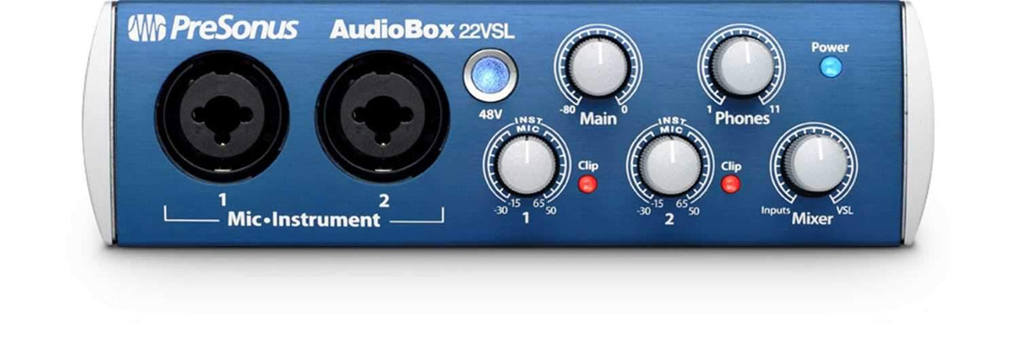 PreSonus AudioBox 22VSL USB Audio Interface - Solotech