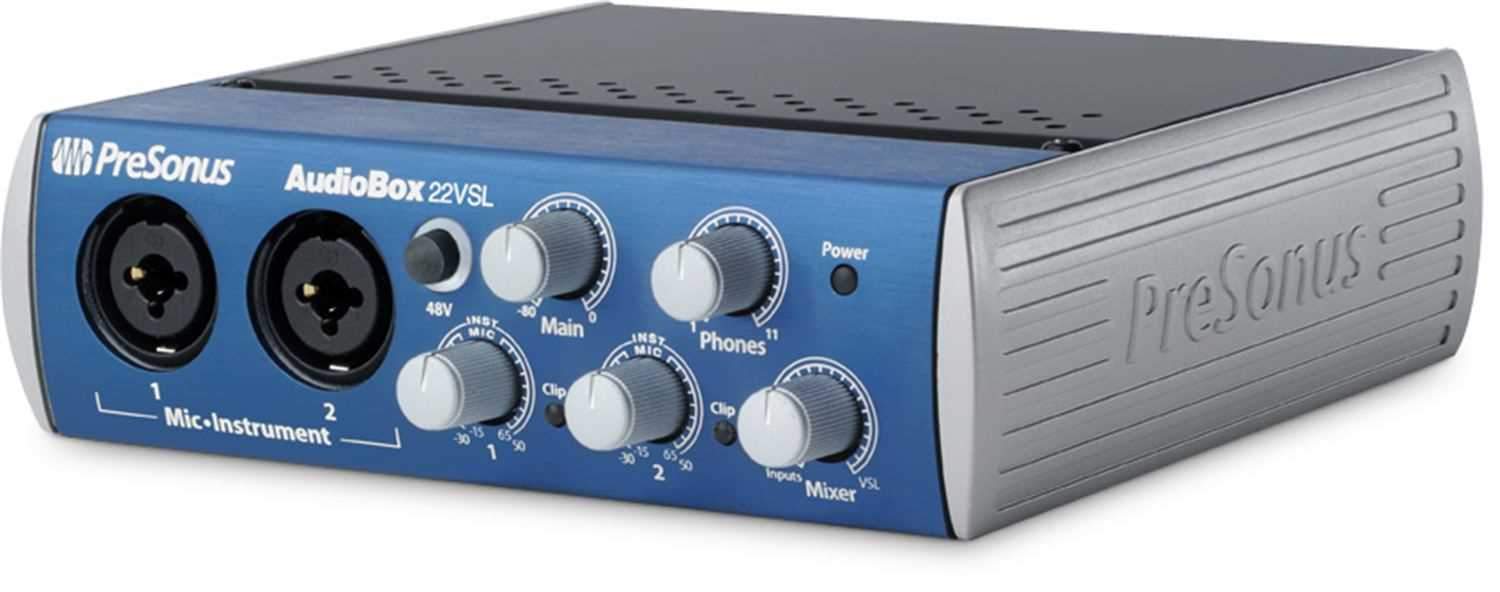 PreSonus AudioBox 22VSL USB Audio Interface - Solotech