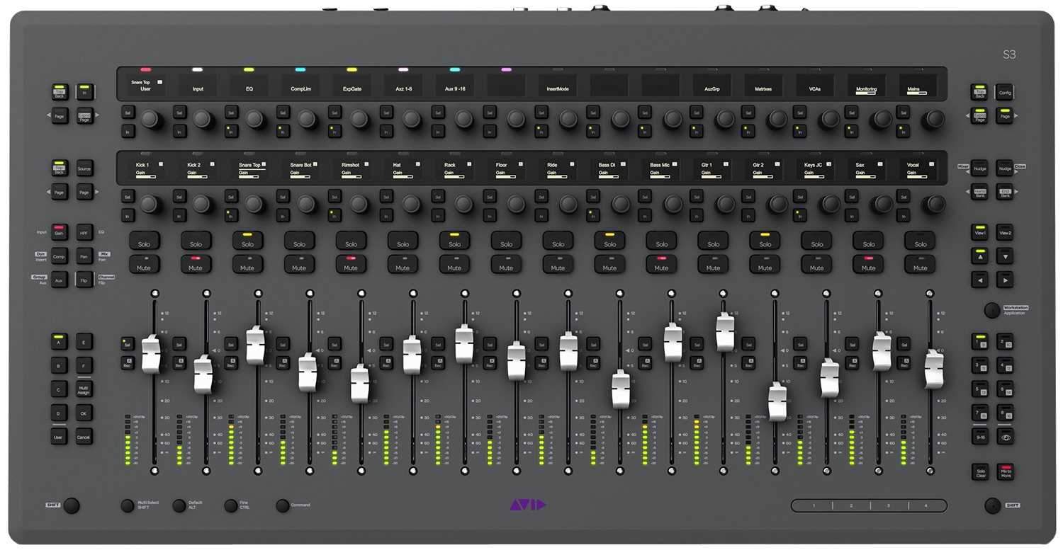 Avid Pro Tools S3 Control Surface Studio