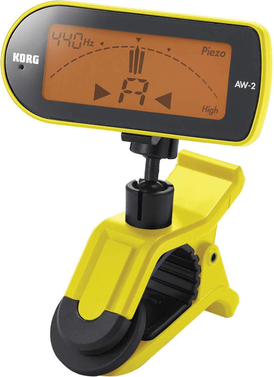 Korg AW2GYE Clip-On Tuner - Solotech