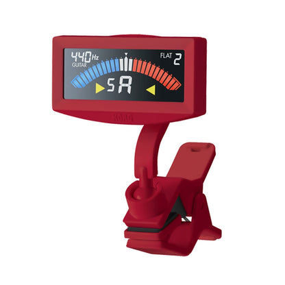 Korg AW4GRD Pitchcrow Clip-on Tuner in Red - Solotech