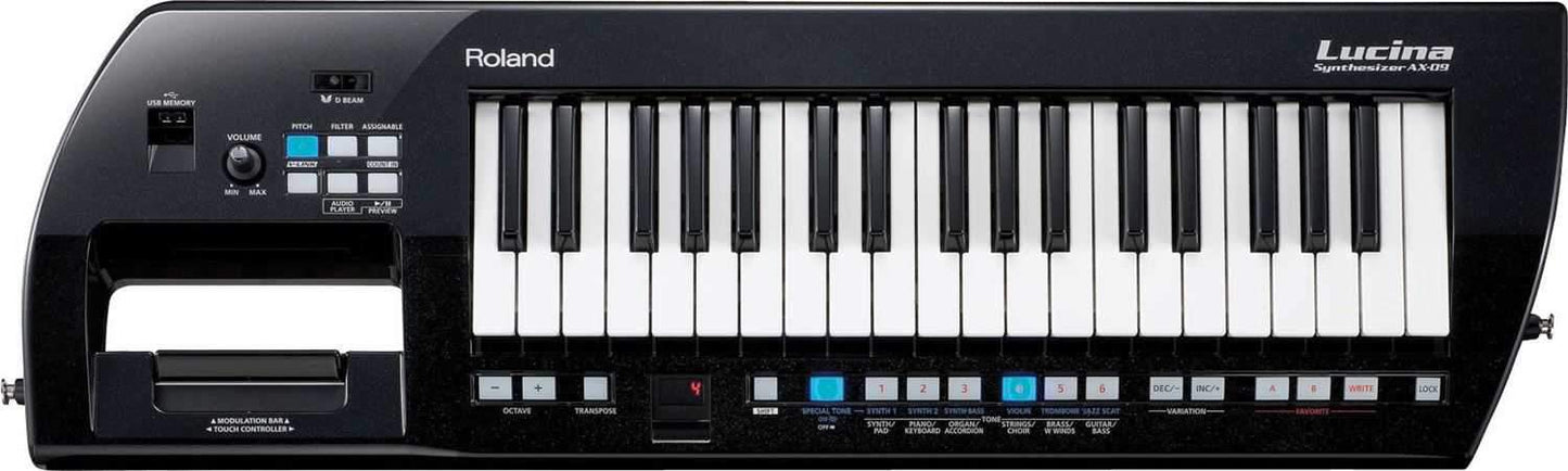 Roland AX-09 Lucina Compact Shoulder Synth - Black - Solotech