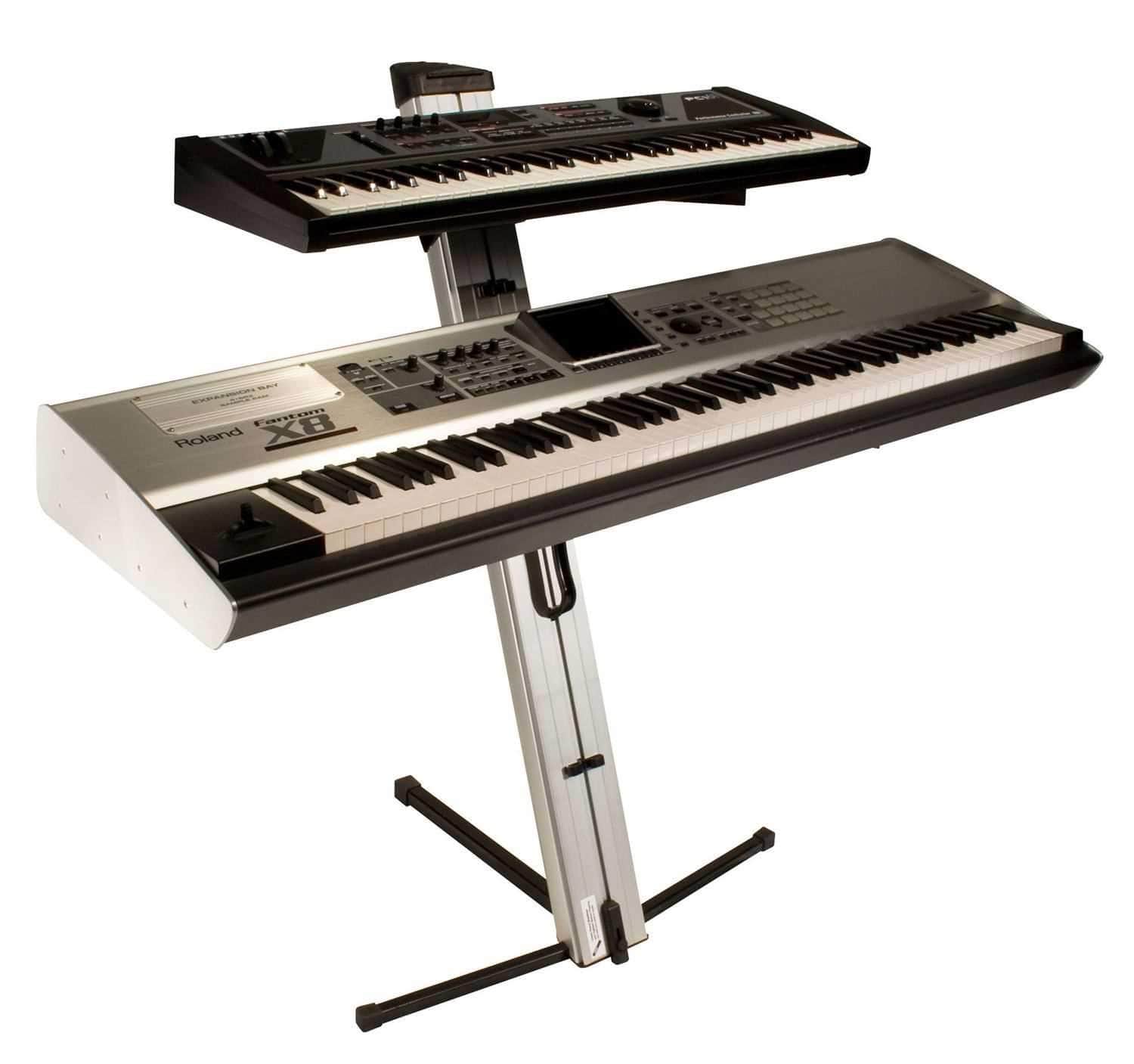 Ultimate AX48PROS Apex Pro Keyboard Stand Silver - ProSound and Stage Lighting