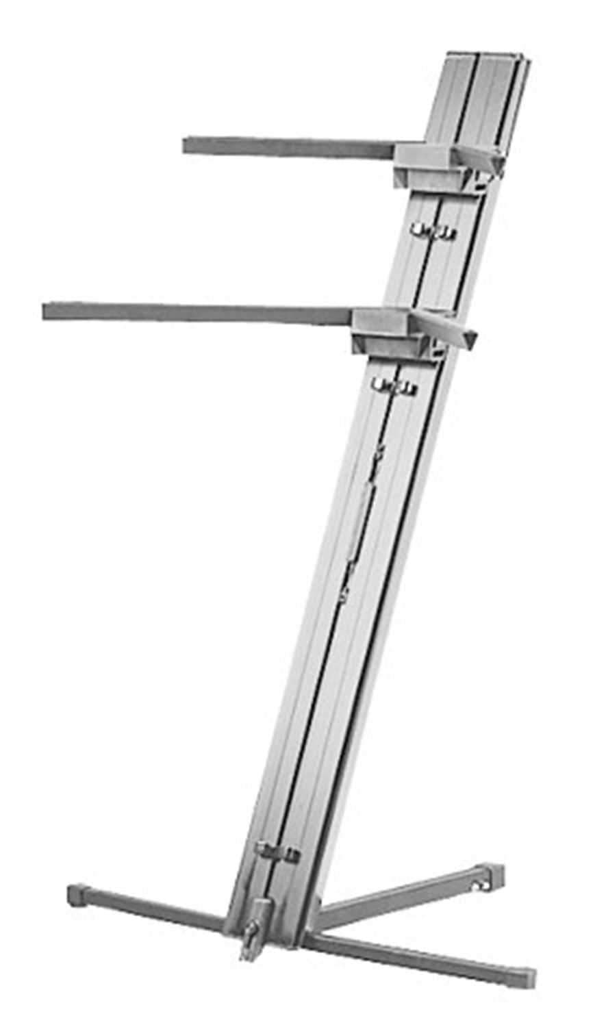 Ultimate AX48S Apex Column Keyboard Stand - Silver - Solotech