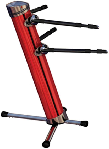 Ultimate AX90R Apex Column Keyboard Stand-Red - Solotech