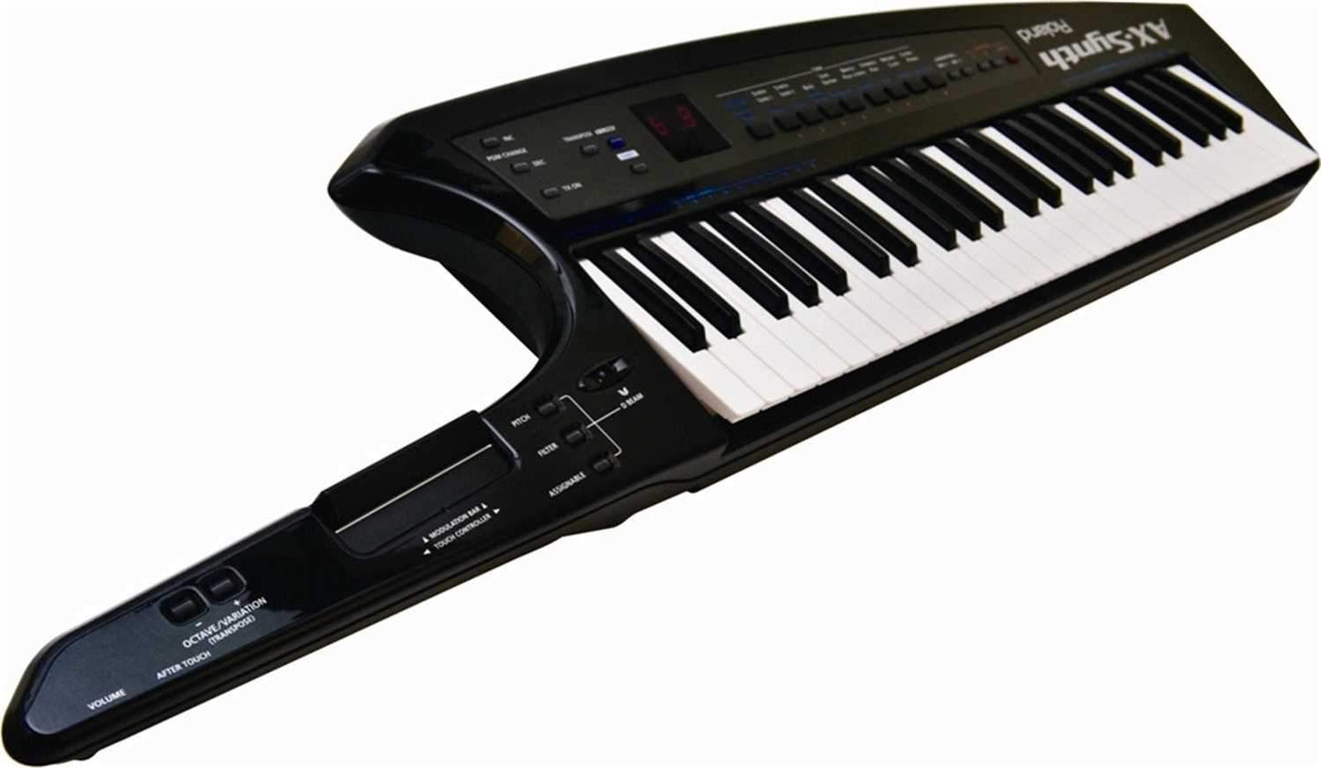 Roland AX-SYNTHB 49 Key Shoulder Synthesizer Black - Solotech