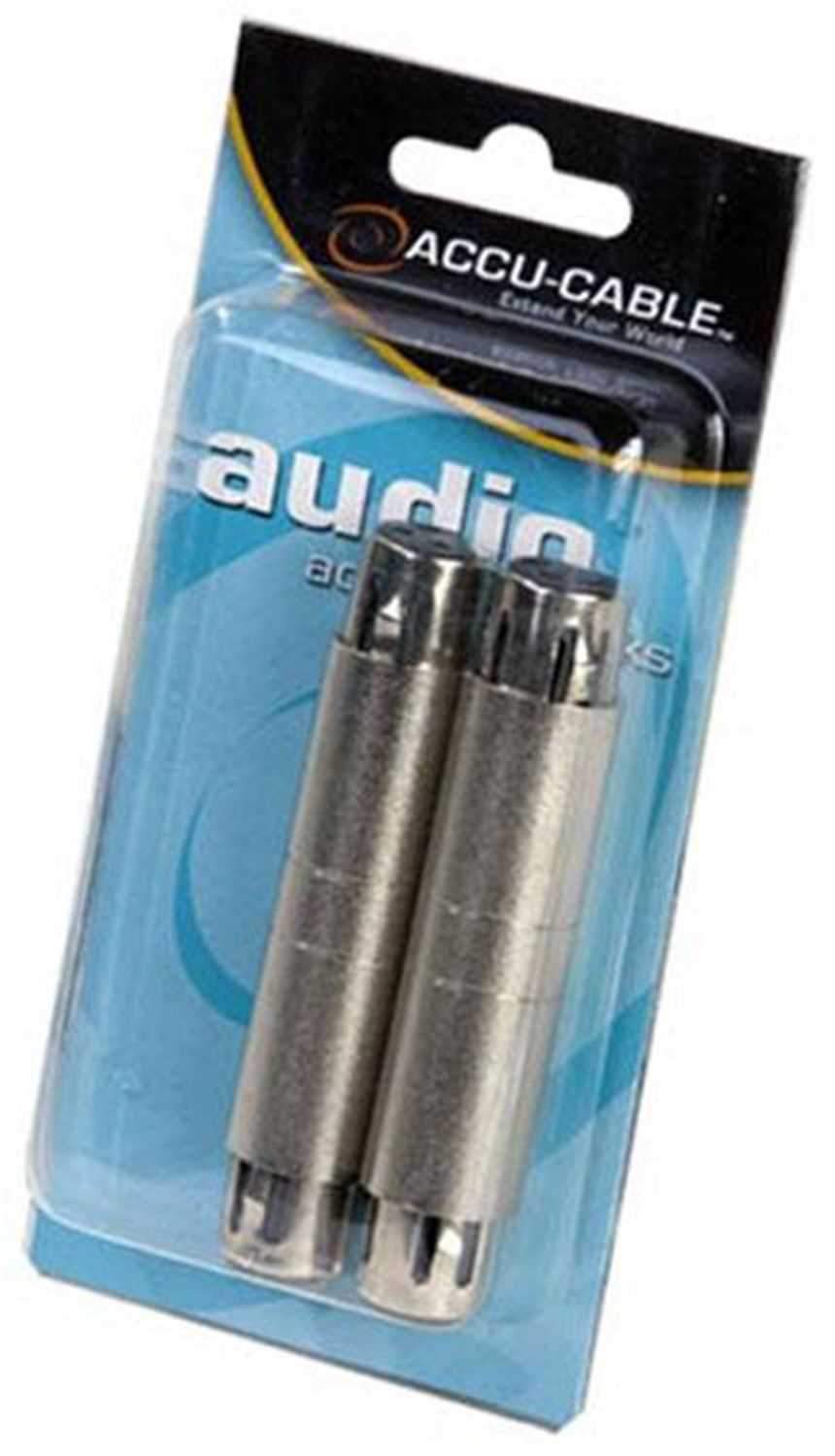 Accu-Cable AXLRC3PFF 3 Pin XLR To Female Adapter - Solotech