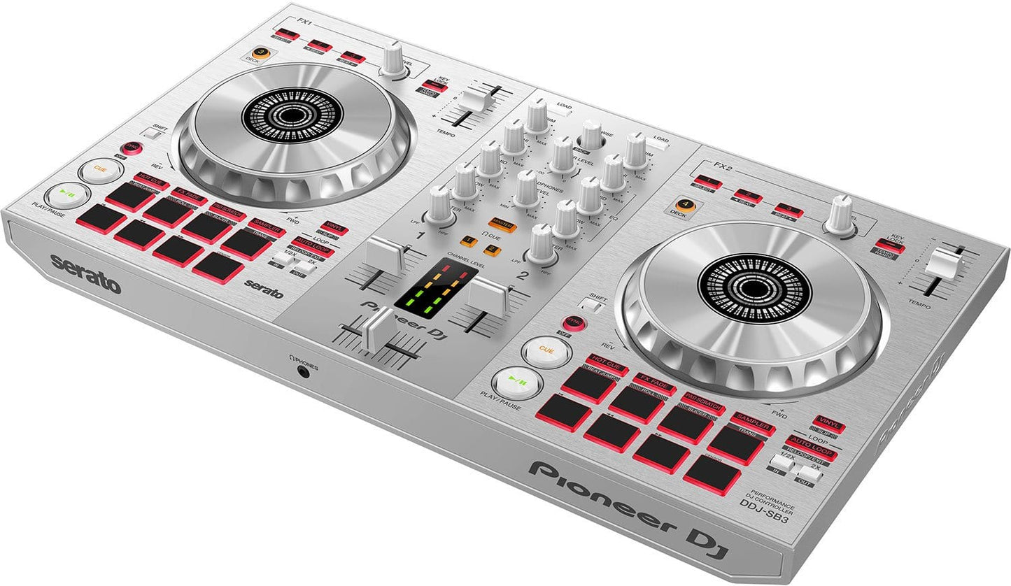 Pioneer DDJ-SB3-S DJ Controller for Serato DJ in Silver - PSSL ProSound and Stage Lighting