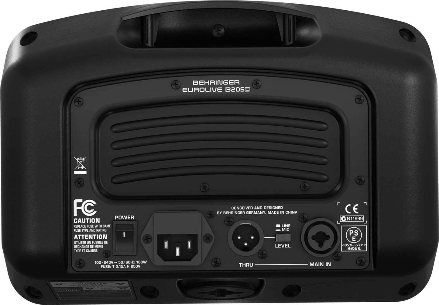 Behringer Eurolive B205D Powered Monitor Speaker - ProSound and Stage Lighting