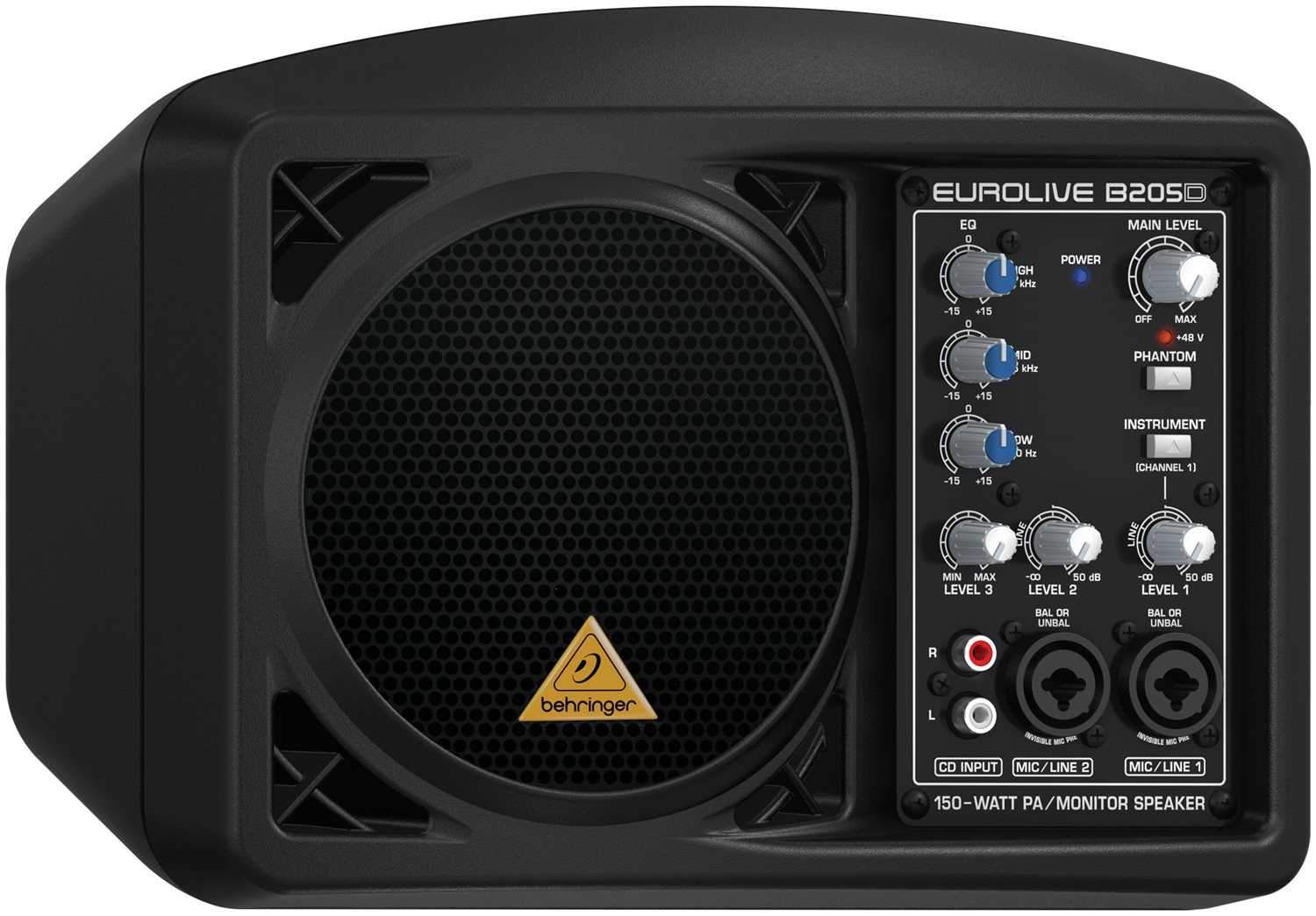 Behringer Eurolive B205D Powered Monitor Speaker - ProSound and Stage Lighting