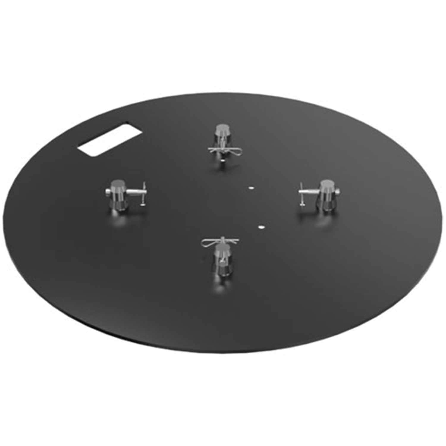 Global Truss 28x28in Round Steel Base Plate - Solotech