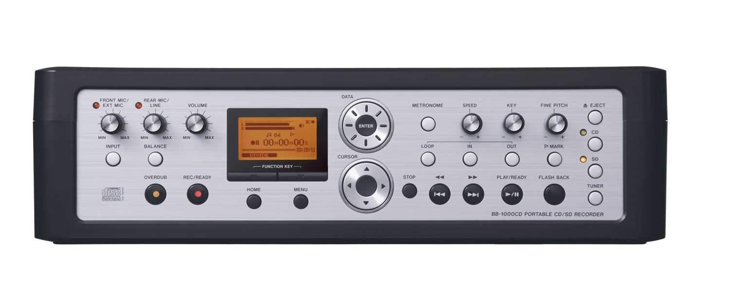 Tascam BB-1000CD Combination CD/ SD Card Recorder - Solotech