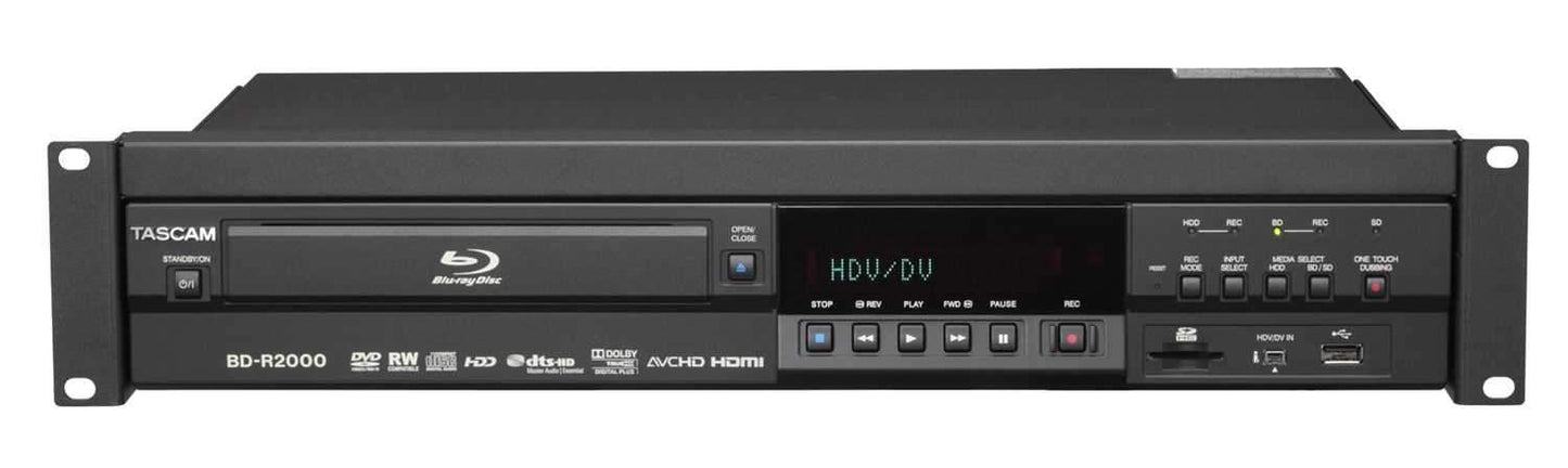 Tascam BDR2000 Pro HDD Blu-Ray - DVD Recorder - Solotech