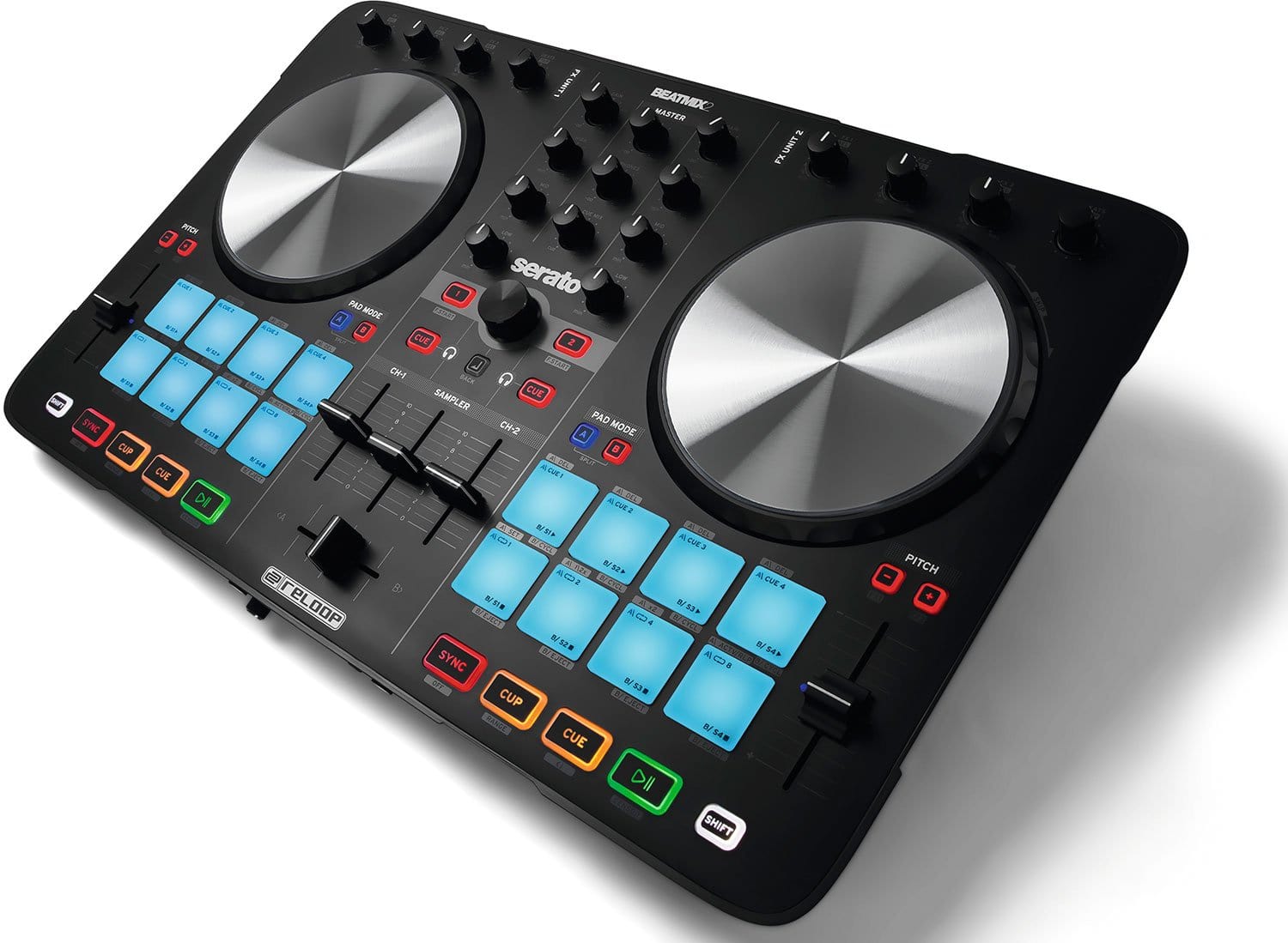 Reloop BeatMix 2 MK2 2-Channel DJ Controller for Serato - PSSL ProSound and Stage Lighting