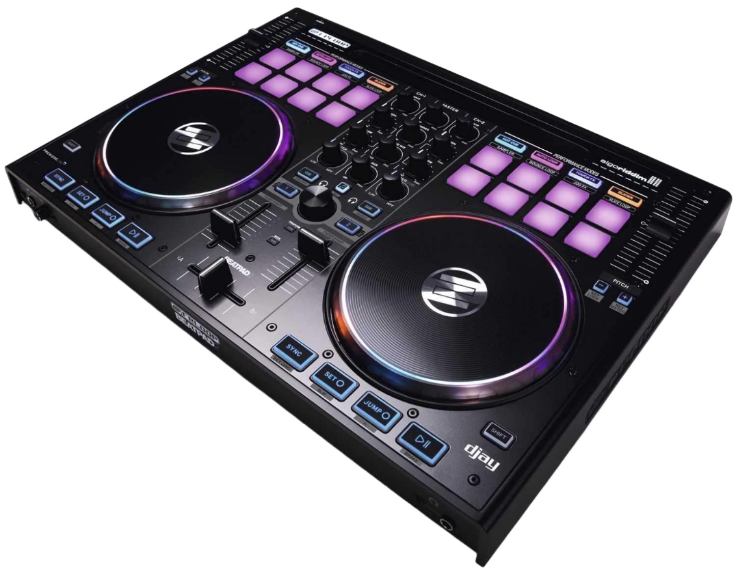 Reloop Beatpad 2 iOS/PC/Android 2-Ch DJ Controller - ProSound and Stage Lighting