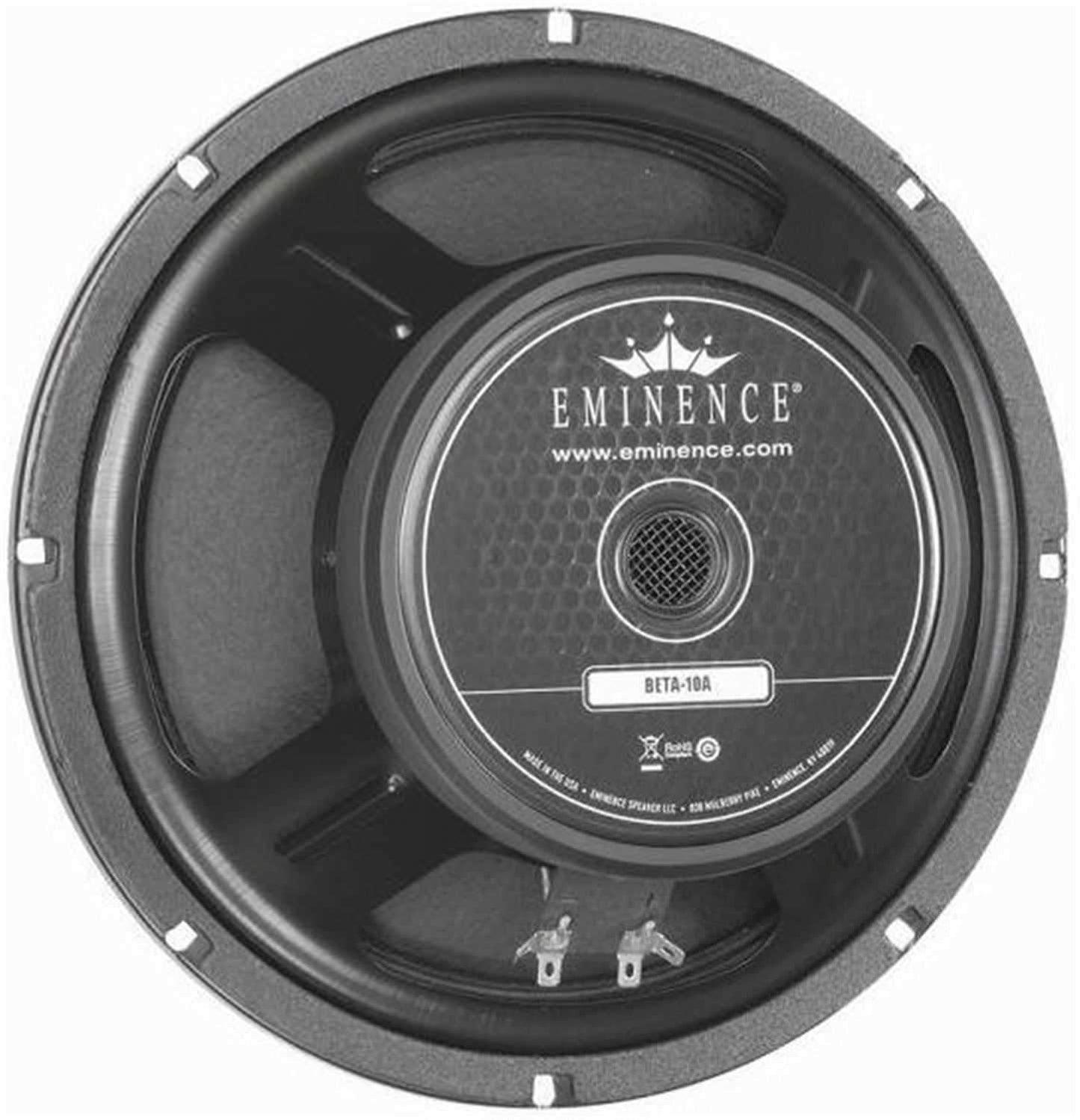 Eminence BETA10A 10In Rawframe Speaker - Solotech