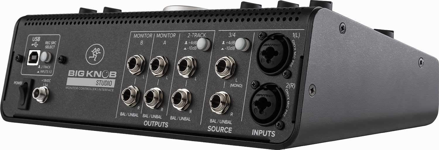 Mackie Big Knob Studio Monitor Controller & Audio Interface - Solotech