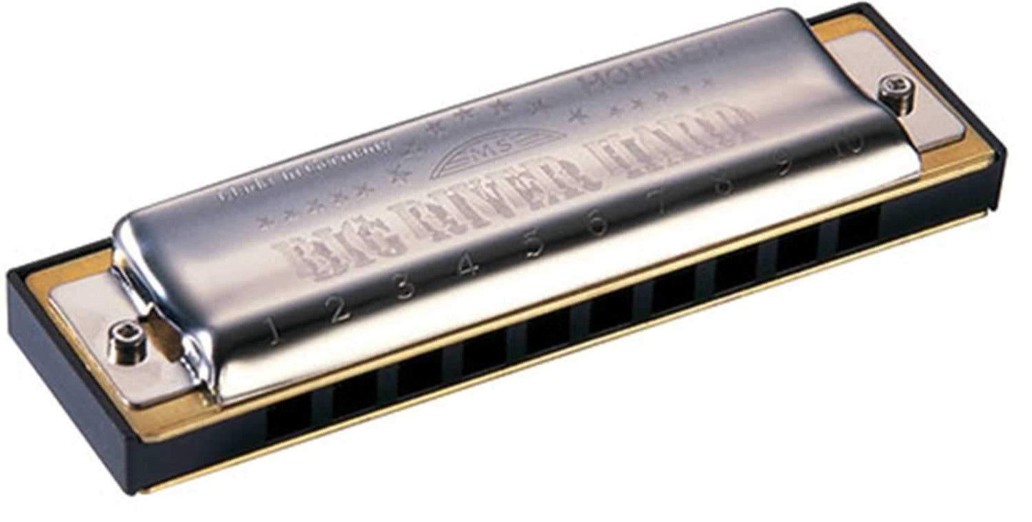 HOHNER BIGRIVERHARP OLD STYLE HARMONICA - Solotech