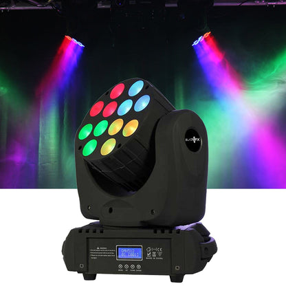 Blizzard Blade QFX 12x 10W RGBW LED Moving Head - Solotech