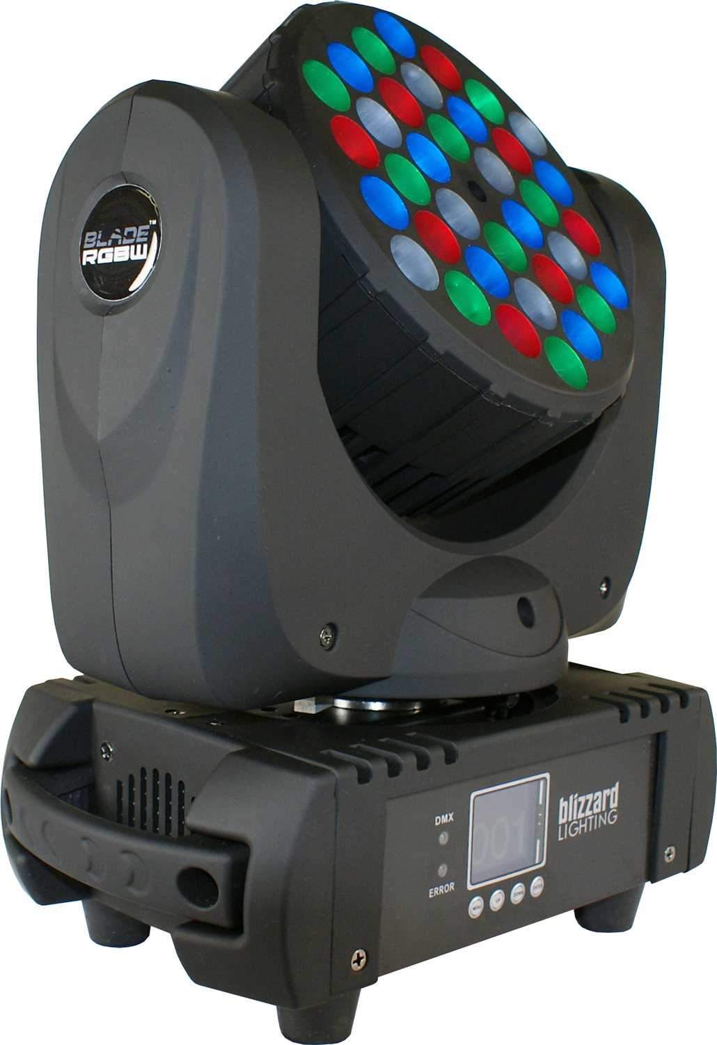 Blizzard Blade RGBW 36x5-Watt LED Wash Moving Head Light - Solotech