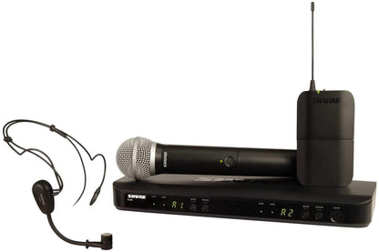 Shure BLX1288PG30 Dual Wireless Hdst/Hand Combo - Solotech