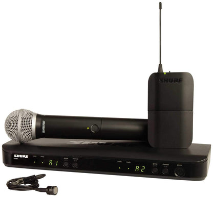 Shure BLX1288PG85 Wireless Combo Lav/Handheld Sys - Solotech