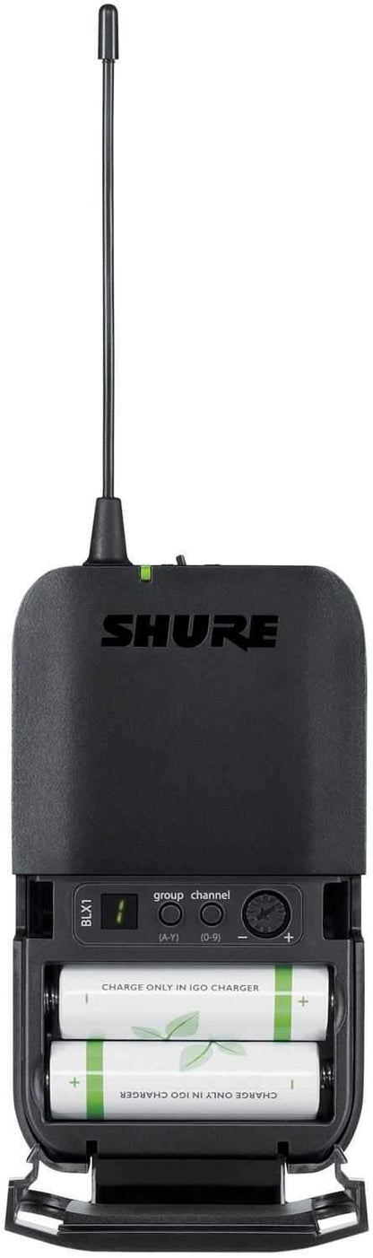 Shure BLX1 Wireless Bodypack Transmitter J11 - PSSL ProSound and Stage Lighting