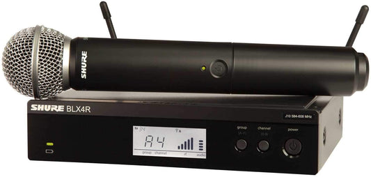 Shure BLX24R SM58 Rackmount Handheld Wireless Mic - Solotech