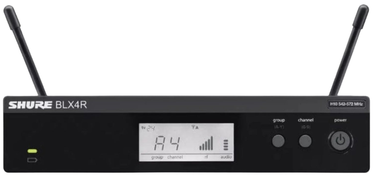 Shure BLX4R-H11 Rackmount Wireless Receiver - PSSL ProSound and Stage Lighting