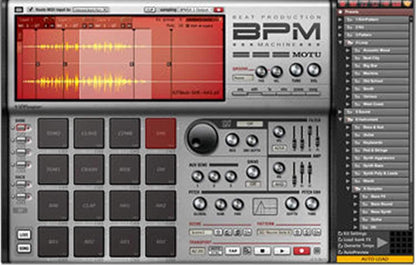 MOTU BPM Beat Production Machine Software - Solotech