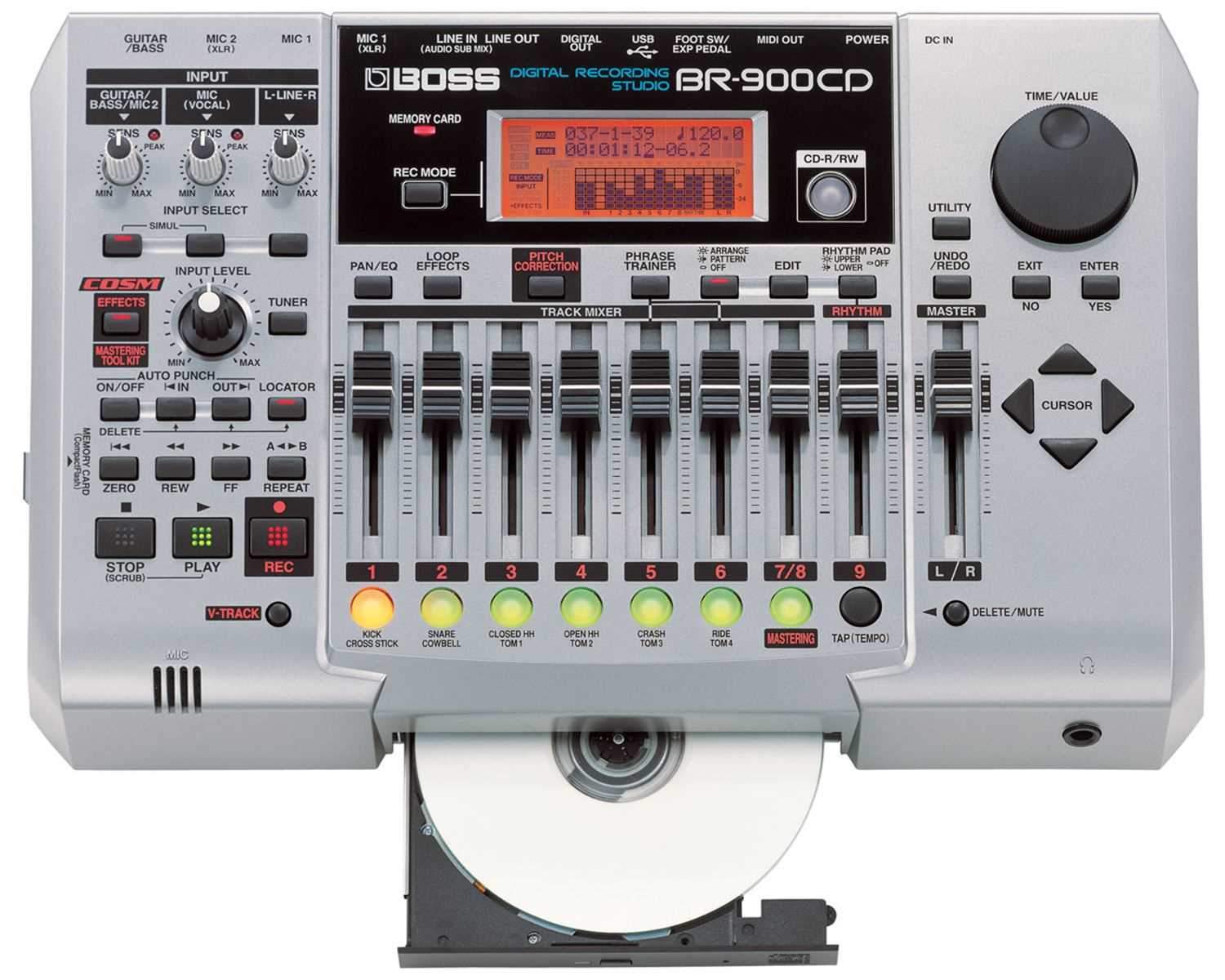 Boss BR-900CD Digital Recording Studio with CD Burn. - Solotech