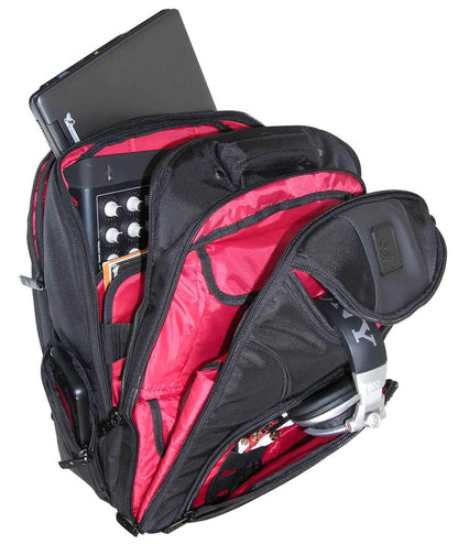 Odyssey BRLBACKSPIN Redline Digital Dj Backpack - Solotech