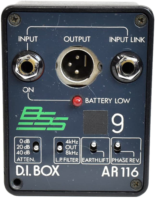 BSS AR-116 Active Direct Box - ProSound and Stage Lighting