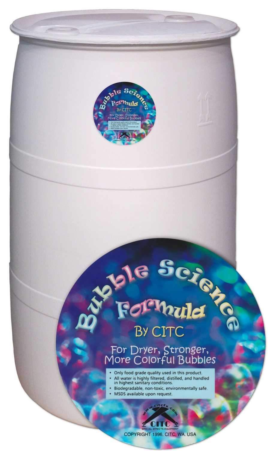 CITC Bubble Science Fluid 10x Bubbles 55 Gal - Solotech