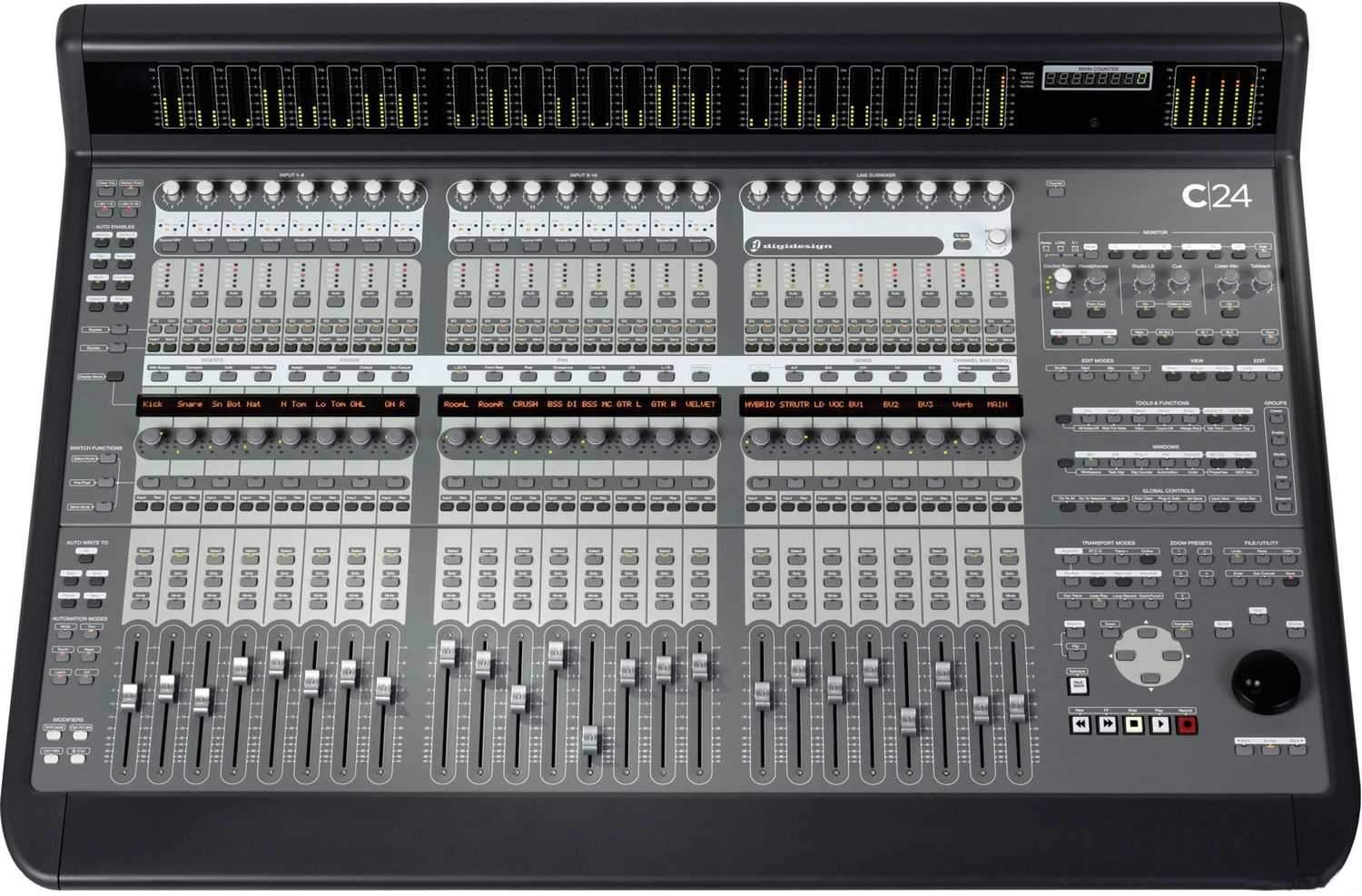 Avid C-24 24 Control Surface with I/O Pro Tools