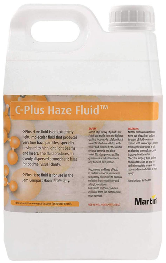 Martin Professional JEM C-Plus Haze Fluid 4x2.5L - ProSound and Stage Lighting