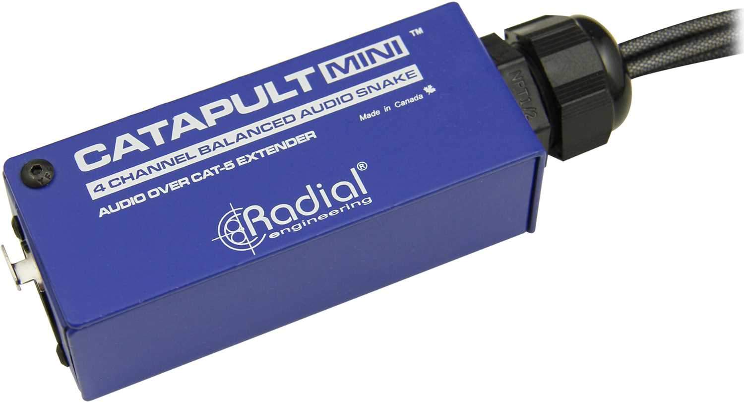 Radial Catapult MINI TRS 4-Channel Cat-5 Breakout Box - ProSound and Stage Lighting