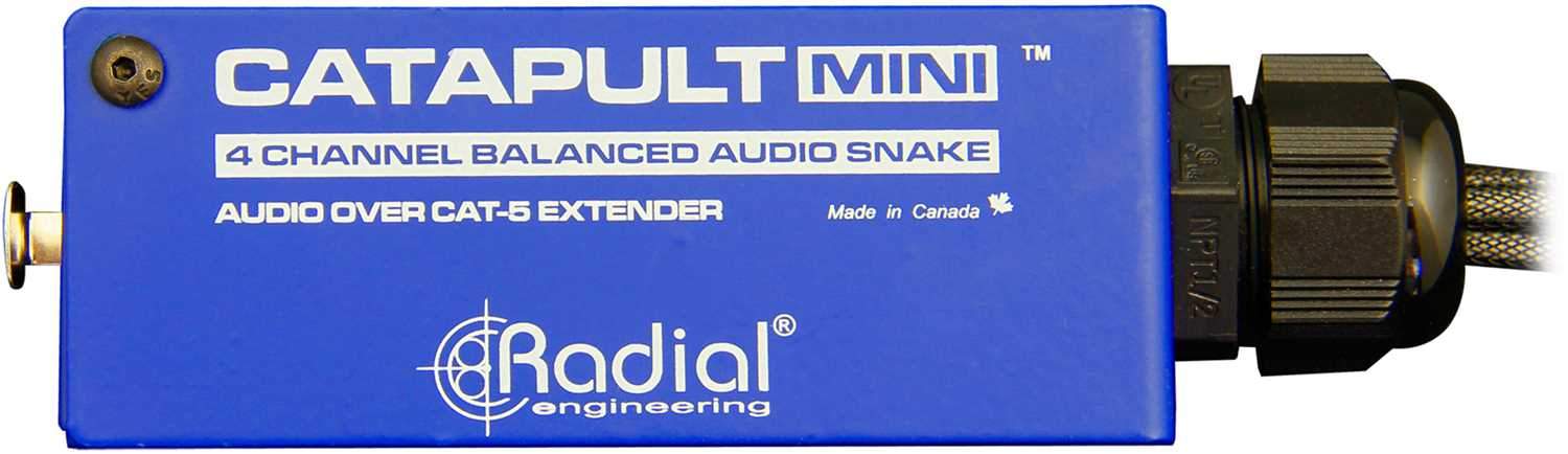 Radial Catapult MINI TX 4ch Cat5 XLRF Breakout Box