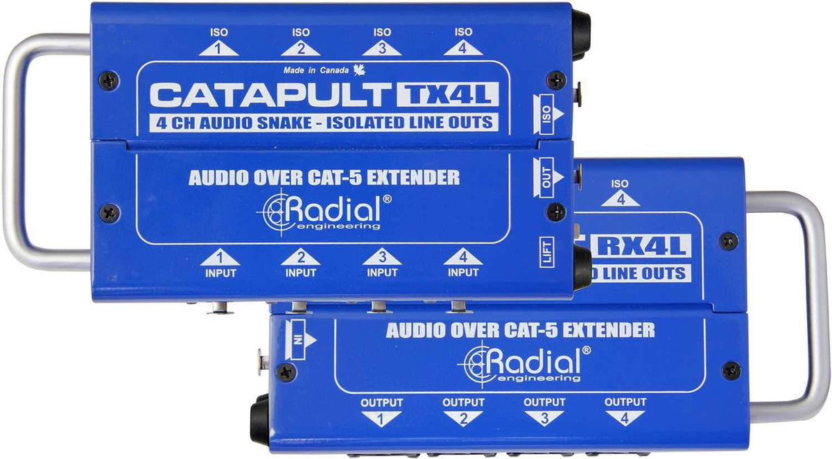 Radial Catapult TX4L 4 Channel Transmitter Line-level – Solotech