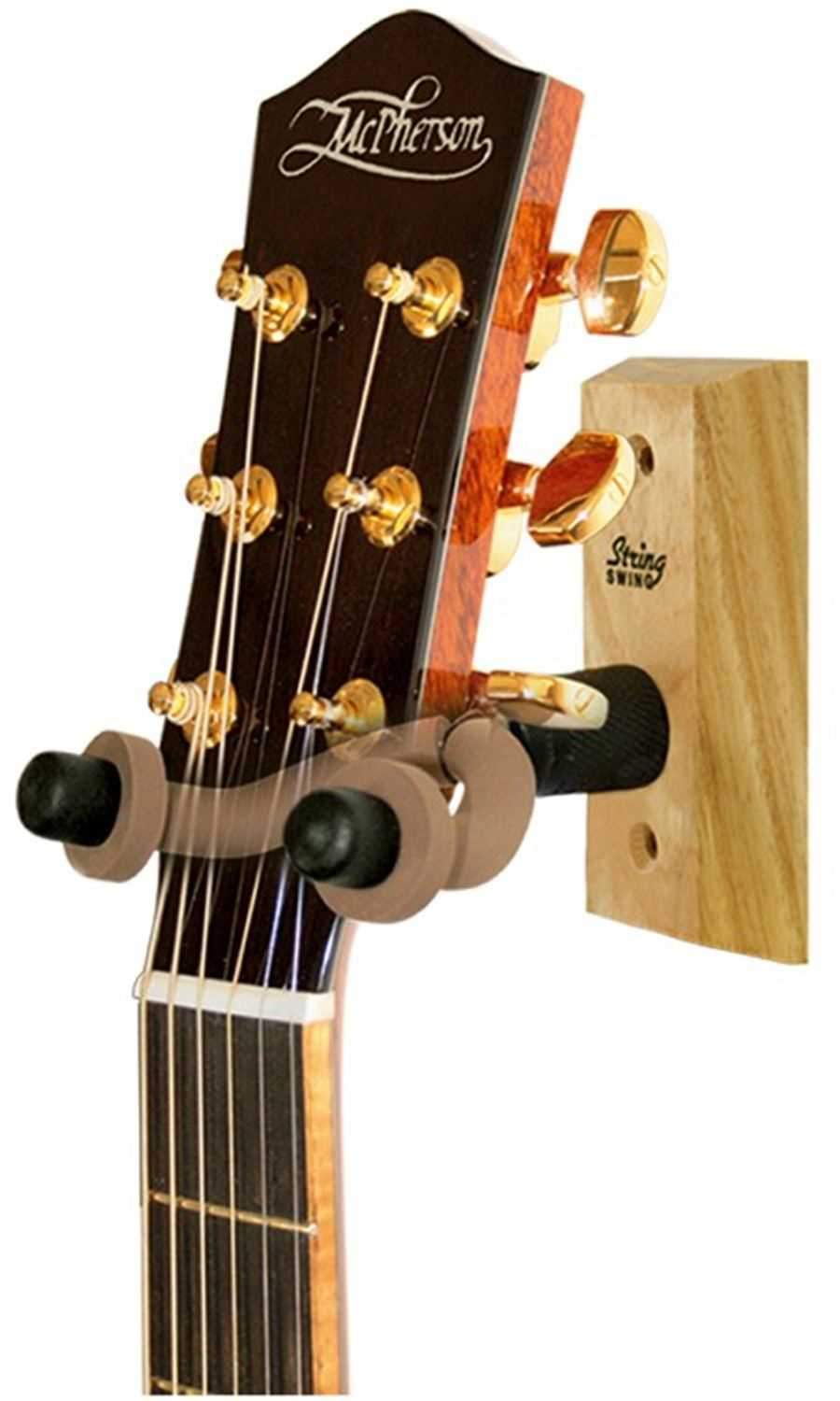 String Swing CC01 Ash Guitar Wall Hanger - Solotech