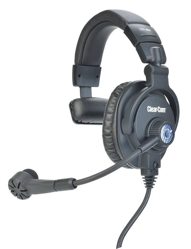 Clear-Com CC300PMW HD Camera Headset Single-Muff - PSSL ProSound and Stage Lighting