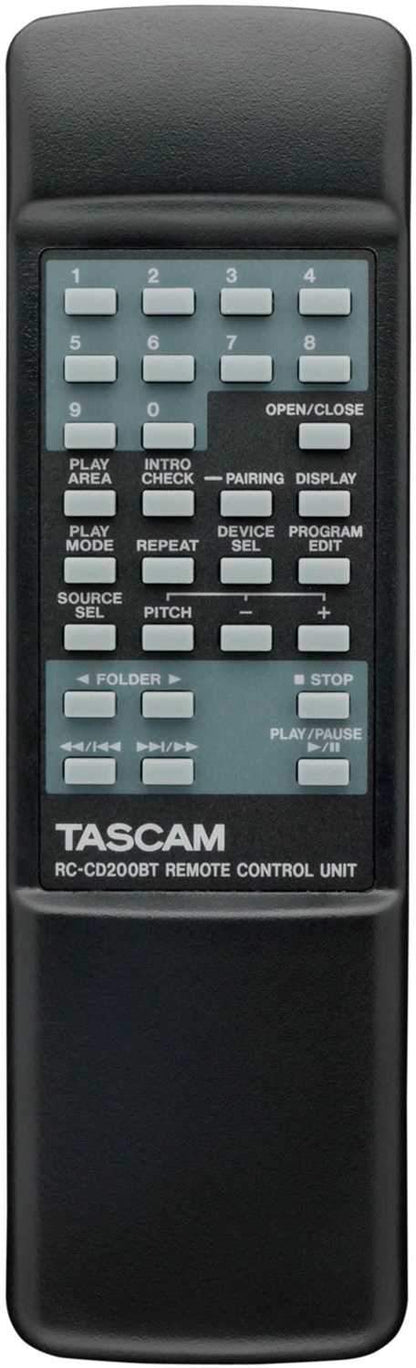 Tascam CD200BT CD Player with Bluetooth Receiver - ProSound and Stage Lighting