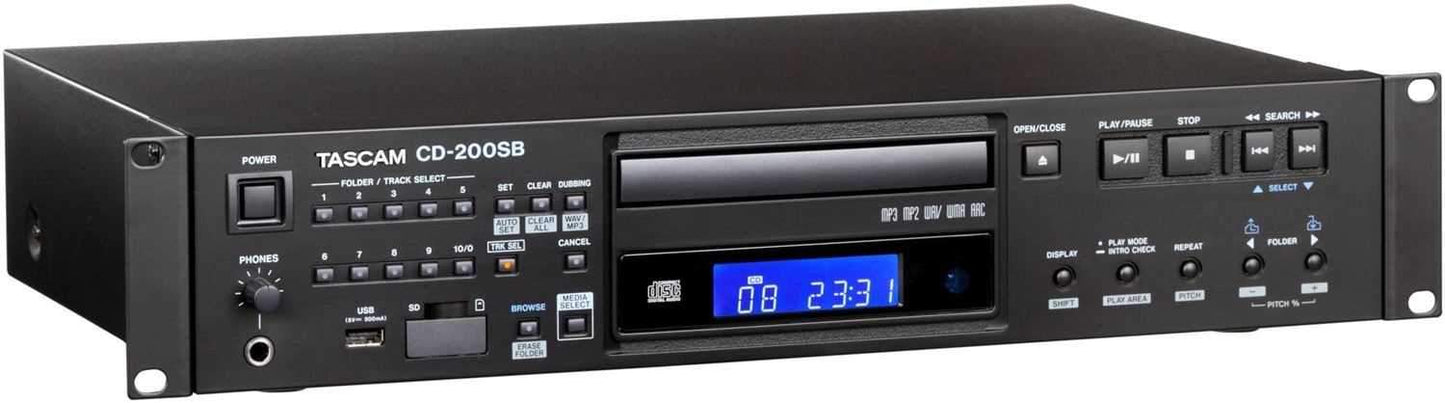 Tascam CD-200SB Rackmount CD Player - Solotech