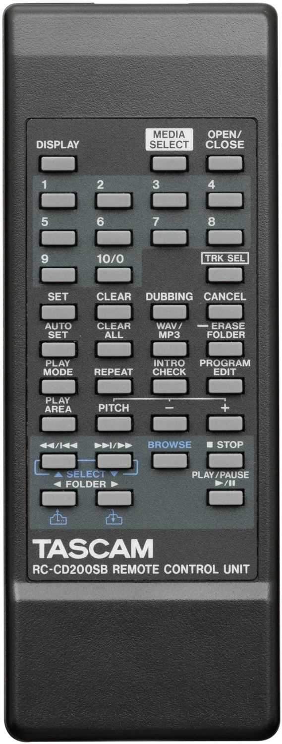 Tascam CD-200SB Rackmount CD Player - Solotech