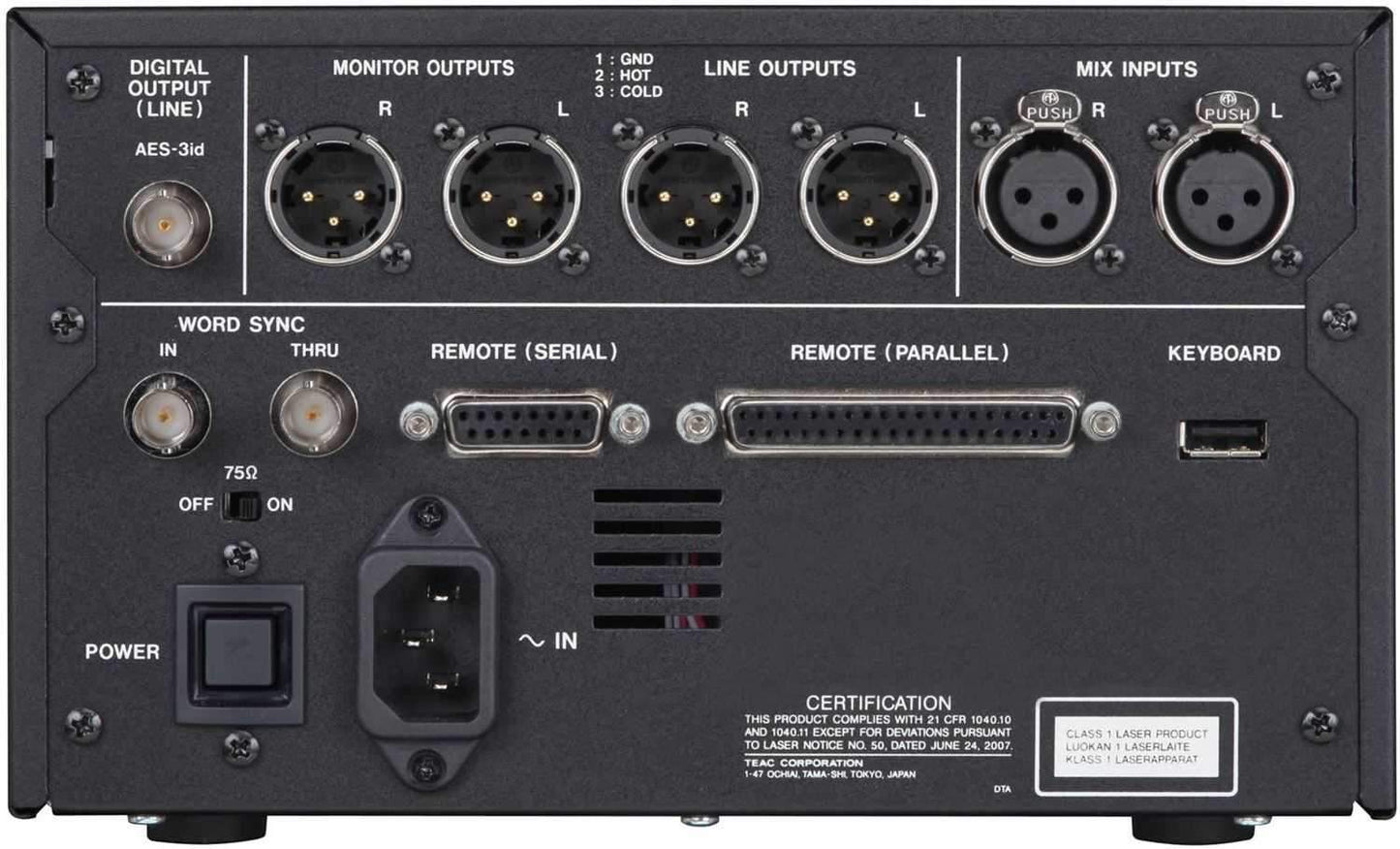 Tascam CD9010CF Broadcast CD Player With CF - Solotech