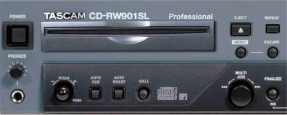 Tascam CD-RW901SL CD Recorder Bal I/O AES/EBU - Solotech