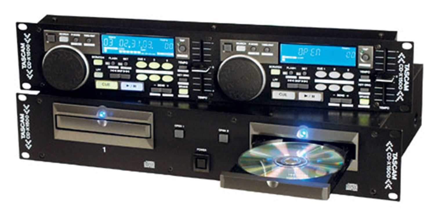 Tascam CDX1500 Dual CD Player - Solotech