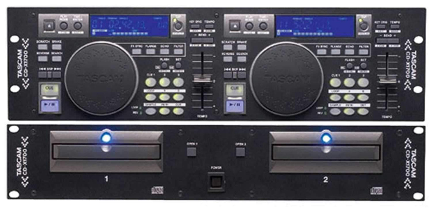 Tascam CDX1700 Dual CD Player - Solotech