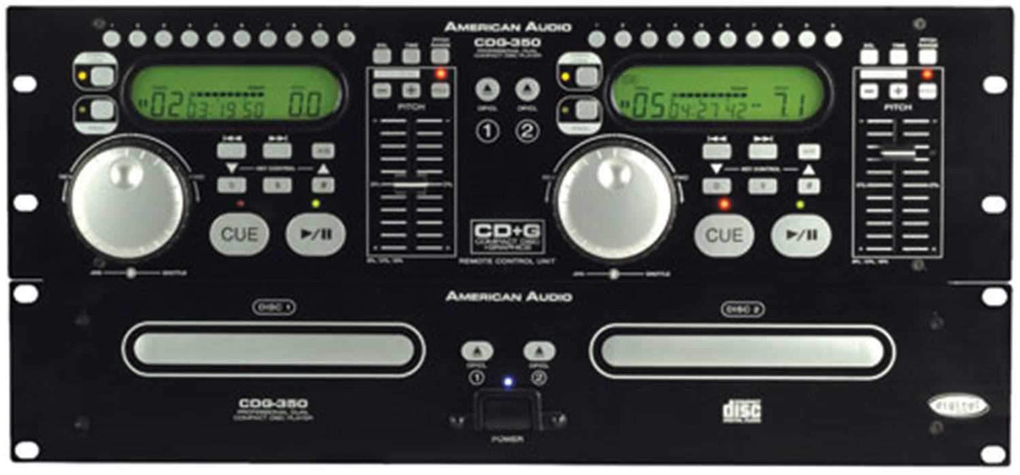 American DJ Dual CD Plus G DJ And Karaoke Player - Solotech