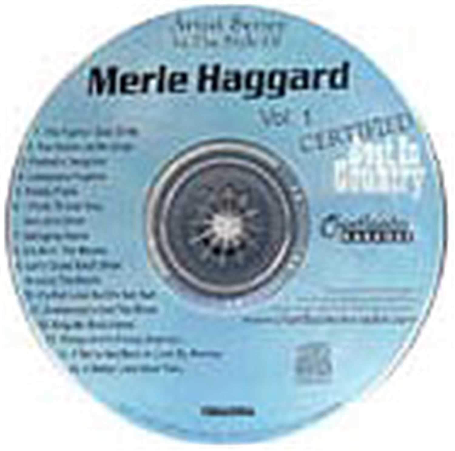 Chartbuster Karaoke Pro Artist Merle Haggard Vol 1 | Solotech